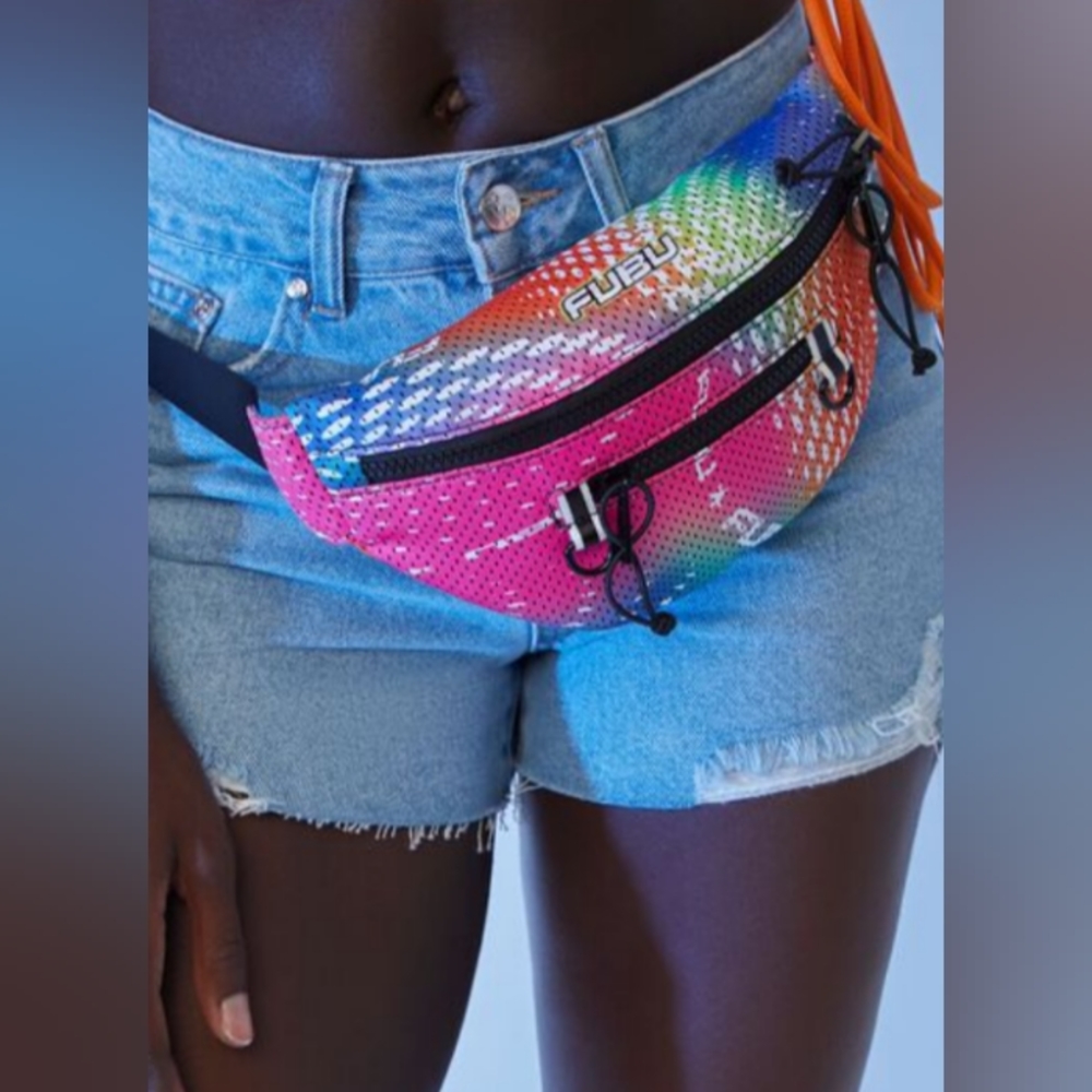 NWT🏷️ Forever 21 FUBU Multi-colored Fanny Pack